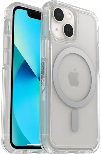 OtterBox Symmetry+ Apple iPhone 13 Mini Hoesje MagSafe Transparant afbeelding 1