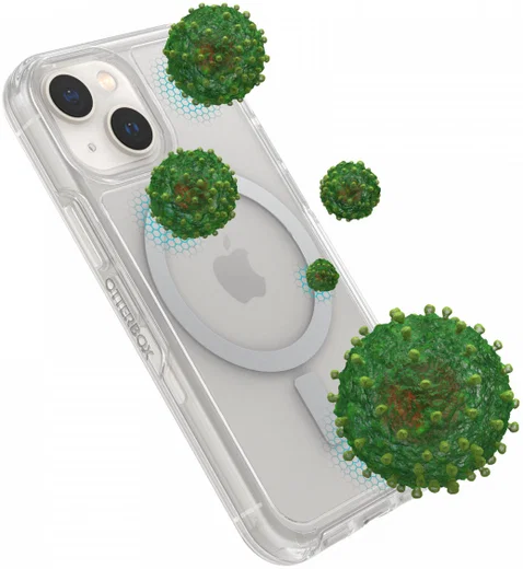 OtterBox Symmetry+ Apple iPhone 13 Mini Hoesje MagSafe Transparant afbeelding 5