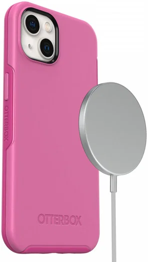 OtterBox Symmetry+ Apple iPhone 13 Hoesje met MagSafe Roze afbeelding 2