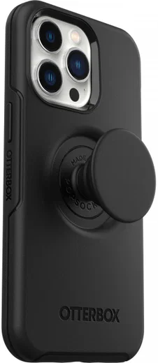 OtterBox Otter + Pop Symmetry Apple iPhone 13 Pro Hoesje Zwart afbeelding 1