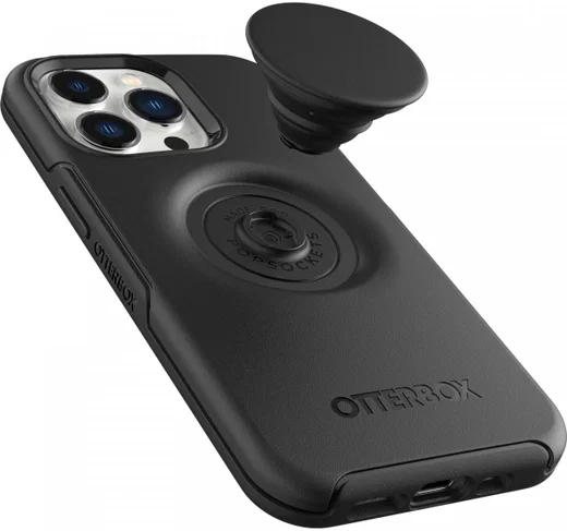 OtterBox Otter + Pop Symmetry Apple iPhone 13 Pro Hoesje Zwart afbeelding 4