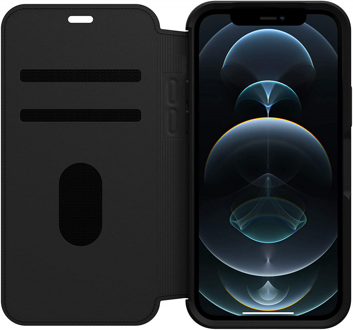OtterBox Strada Apple iPhone 13 Pro Hoesje Portemonnee Book Case Zwart afbeelding 2