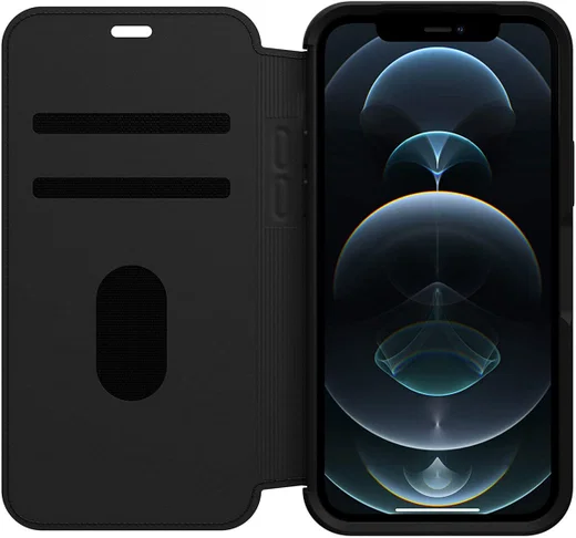 OtterBox Strada Apple iPhone 13 Pro Hoesje Portemonnee Book Case Zwart afbeelding 2