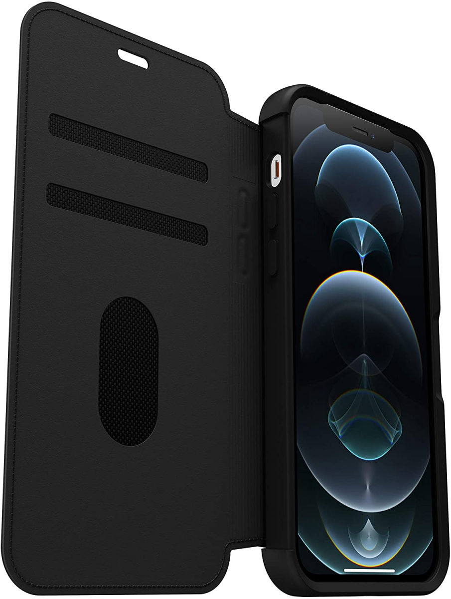 OtterBox Strada Apple iPhone 13 Pro Hoesje Portemonnee Book Case Zwart afbeelding 4