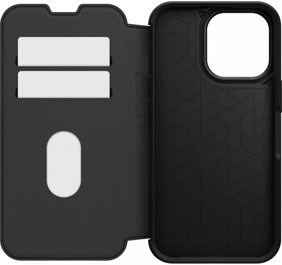 OtterBox Strada Apple iPhone 13 Pro Hoesje Portemonnee Book Case Zwart afbeelding 6