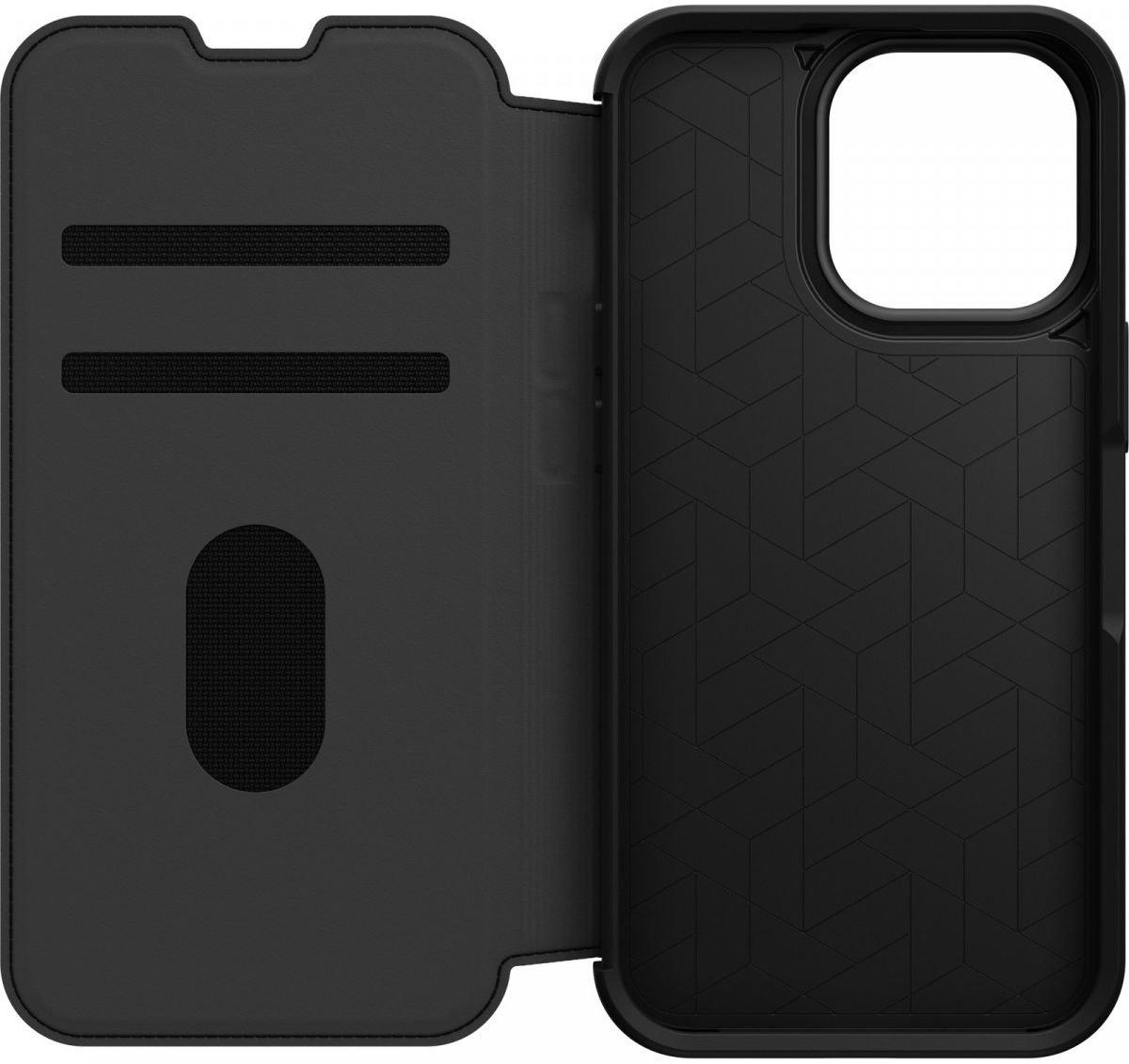 OtterBox Strada Apple iPhone 13 Pro Hoesje Portemonnee Book Case Zwart afbeelding 11
