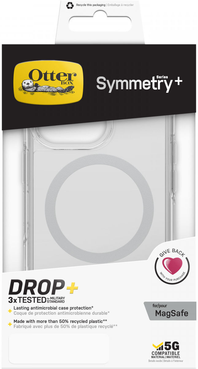 OtterBox Symmetry+ Apple iPhone 13 Pro Hoesje met MagSafe Transparant afbeelding 12
