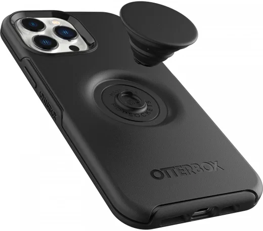 OtterBox Otter + Pop Symmetry iPhone 13 Pro Max Hoesje Zwart afbeelding 4