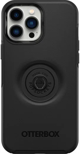 OtterBox Otter + Pop Symmetry iPhone 13 Pro Max Hoesje Zwart afbeelding 6