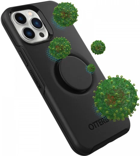 OtterBox Otter + Pop Symmetry iPhone 13 Pro Max Hoesje Zwart afbeelding 8