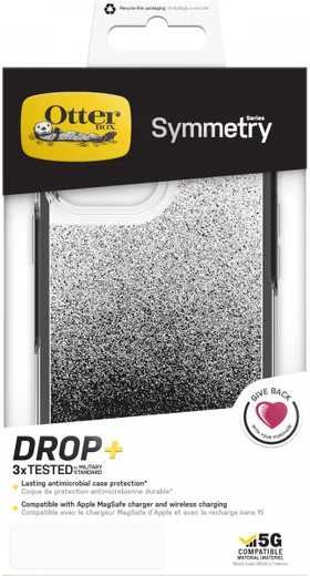 OtterBox Symmetry Apple iPhone 13 Pro Max Hoesje Transparant Zwart afbeelding 12