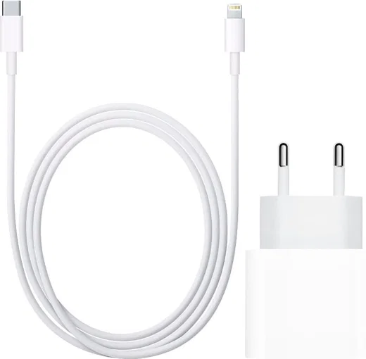 Originele Apple 20W USB-C Power Adapter met Lightning Kabel Wit afbeelding 1