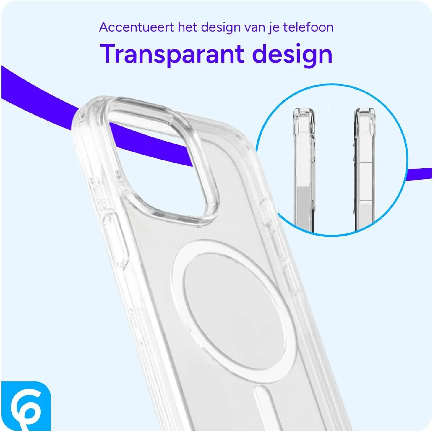 Apple iPhone 13 Mini Hoesje MagSafe Dun TPU Back Cover Transparant afbeelding 8