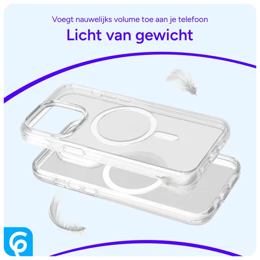 Apple iPhone 13 Mini Hoesje voor MagSafe Dun TPU Transparant afbeelding 4