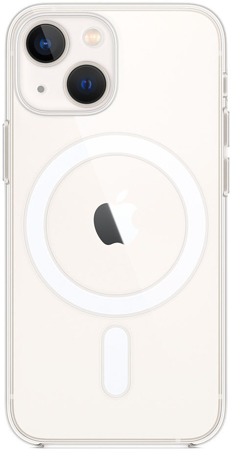 Apple iPhone 13 Hoesje voor MagSafe Dun TPU Back Cover Transparant afbeelding 1