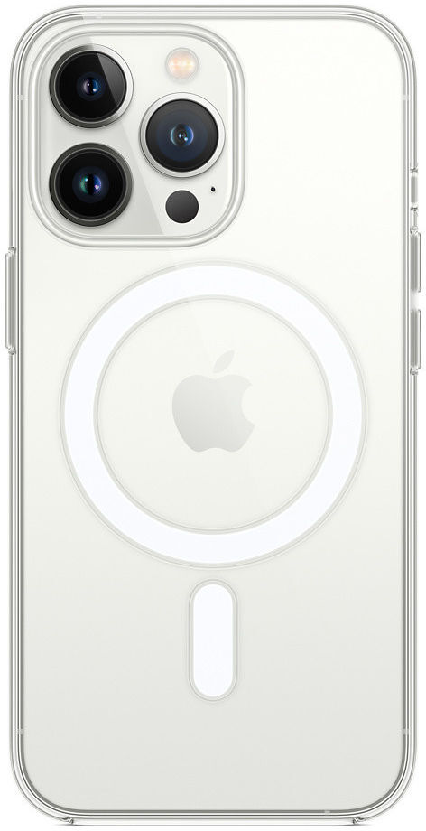 Apple iPhone 13 Pro Hoesje voor MagSafe Dun TPU Back Cover Transparant afbeelding 1