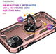 Apple iPhone 13 Mini Hoesje Hybride Kickstand Back Cover Roze afbeelding 6