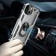 Apple iPhone 13 Mini Hoesje Hybride Kickstand Back Cover Zilver afbeelding 4