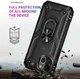 Apple iPhone 13 Hoesje Hybride Kickstand Back Cover Zwart afbeelding 6