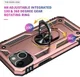 Apple iPhone 13 Hoesje Hybride Kickstand Back Cover Roze afbeelding 7