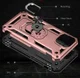 Apple iPhone 13 Hoesje Hybride Kickstand Back Cover Roze afbeelding 8