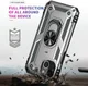 Apple iPhone 13 Hoesje Hybride Kickstand Back Cover Zilver afbeelding 5