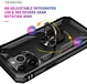 Apple iPhone 13 Pro Hoesje Hybride Kickstand Back Cover Zwart afbeelding 8