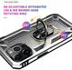 Apple iPhone 13 Pro Hoesje Hybride Kickstand Back Cover Zilver afbeelding 7