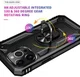 Apple iPhone 13 Pro Max Hoesje Hybride Kickstand Back Cover Zwart afbeelding 7