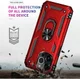 Apple iPhone 13 Pro Max Hoesje Hybride Kickstand Back Cover Rood afbeelding 4