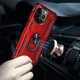 Apple iPhone 13 Pro Max Hoesje Hybride Kickstand Back Cover Rood afbeelding 6
