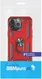 Apple iPhone 13 Pro Max Hoesje Hybride Kickstand Back Cover Rood afbeelding 3