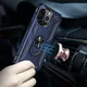 Apple iPhone 13 Pro Max Hoesje Hybride Kickstand Back Cover Blauw afbeelding 6