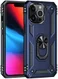 Apple iPhone 13 Pro Max Hoesje Hybride Kickstand Back Cover Blauw afbeelding 1