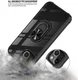 Apple iPhone 13 Mini Hoesje Hybride Kickstand Cover Transparant/Blauw afbeelding 4