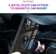 Apple iPhone 13 Hoesje Hybride Kickstand Back Cover Transparant/Zwart afbeelding 5