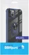 Apple iPhone 13 Hoesje Hybride Kickstand Back Cover Transparant/Blauw afbeelding 2