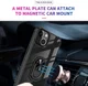 Apple iPhone 13 Hoesje Hybride Kickstand Back Cover Transparant/Blauw afbeelding 5