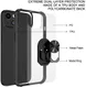 Apple iPhone 13 Hoesje Hybride Kickstand Back Cover Transparant/Blauw afbeelding 8