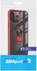 Apple iPhone 13 Pro Hoesje Hybride Kickstand Cover Transparant/Rood afbeelding 2