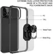 Apple iPhone 13 Pro Max Hoesje Hybride Kickstand Transparant/Blauw afbeelding 8