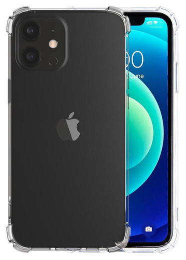 Apple iPhone 13 Mini Hoesje Schokbestendig en Dun TPU Transparant afbeelding 2