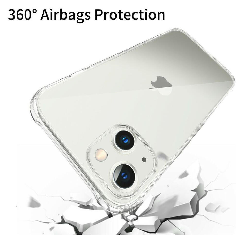 Apple iPhone 13 Mini Hoesje Schokbestendig en Dun TPU Transparant afbeelding 5