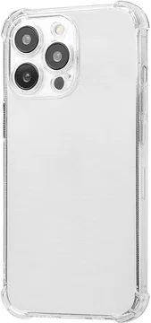 Apple iPhone 13 Pro Hoesje Schokbestendig en Dun TPU Back Cover Transparant