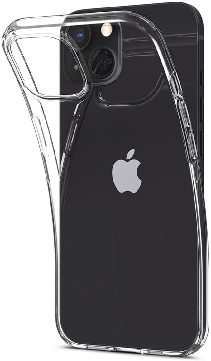 Apple iPhone 13 Hoesje Dun TPU Back Cover Transparant afbeelding 1