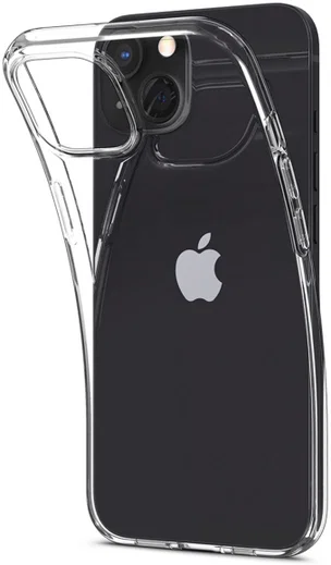 Apple iPhone 13 Hoesje Dun TPU Back Cover Transparant afbeelding 1