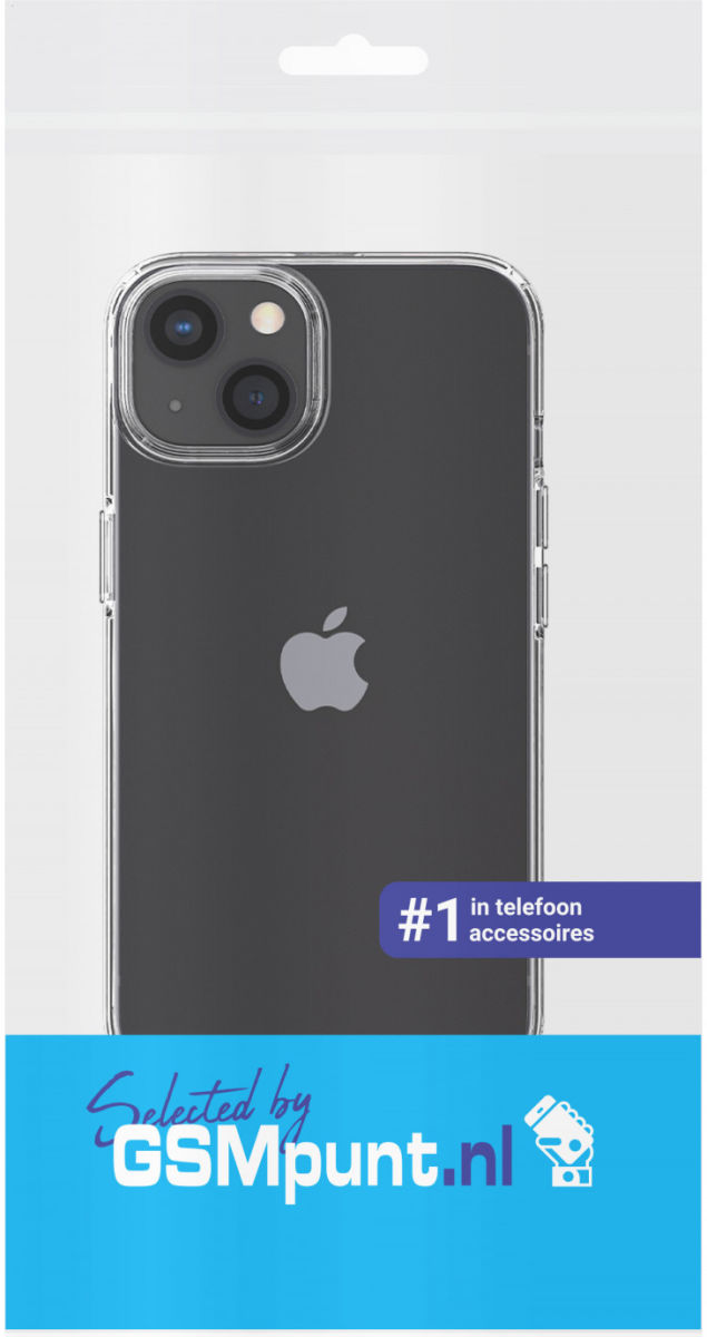 Apple iPhone 13 Hoesje Dun TPU Back Cover Transparant afbeelding 2