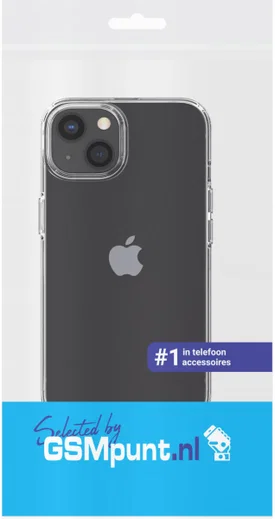 Apple iPhone 13 Hoesje Dun TPU Back Cover Transparant afbeelding 2
