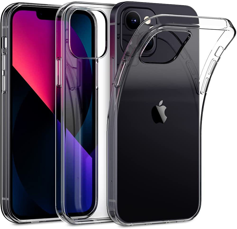 Apple iPhone 13 Hoesje Dun TPU Back Cover Transparant afbeelding 3
