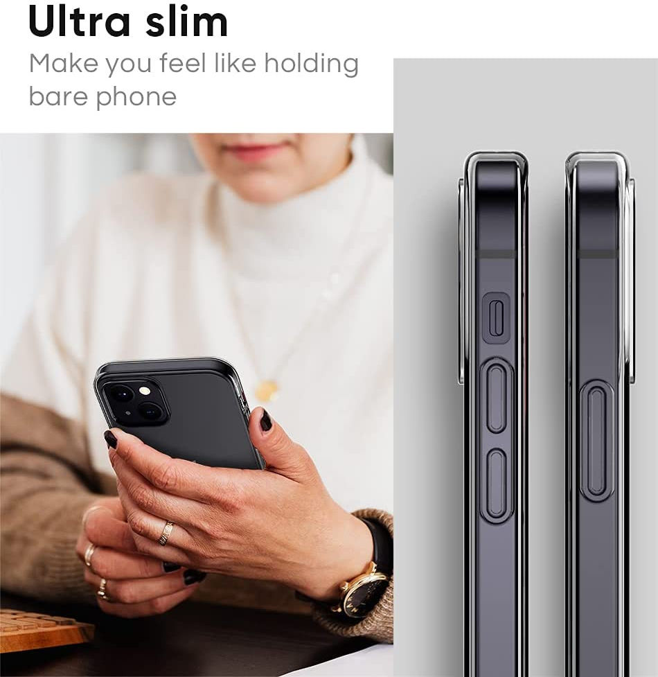 Apple iPhone 13 Hoesje Dun TPU Back Cover Transparant afbeelding 6